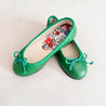 Kelly Green Leather Girl Toreritas Shoes