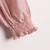 Swan Dress Pink Stripes Poppelin